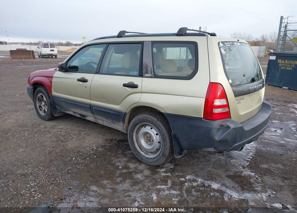2004 SUBARU FORESTER 2.5X VIN: JF1SG63684H756955