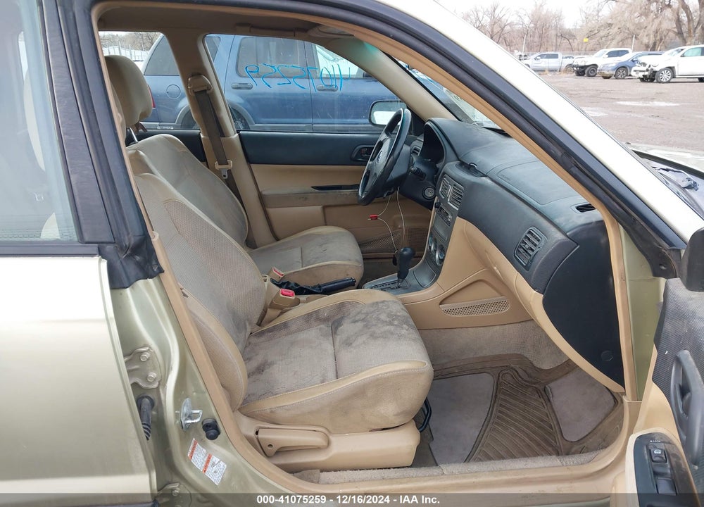 2004 SUBARU FORESTER 2.5X VIN: JF1SG63684H756955