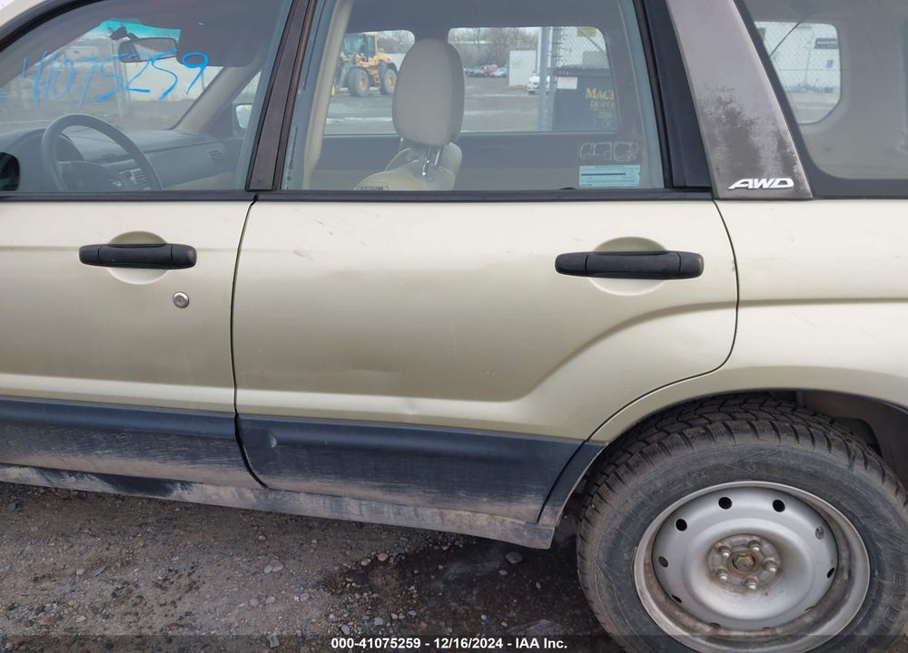 2004 SUBARU FORESTER 2.5X VIN: JF1SG63684H756955
