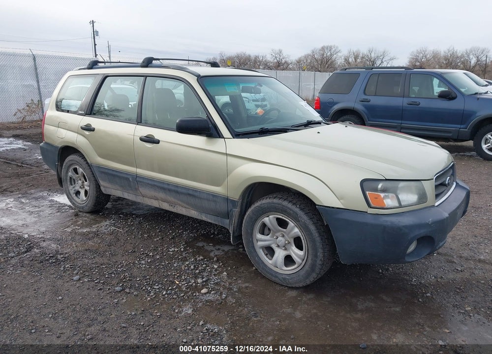 2004 SUBARU FORESTER 2.5X VIN: JF1SG63684H756955
