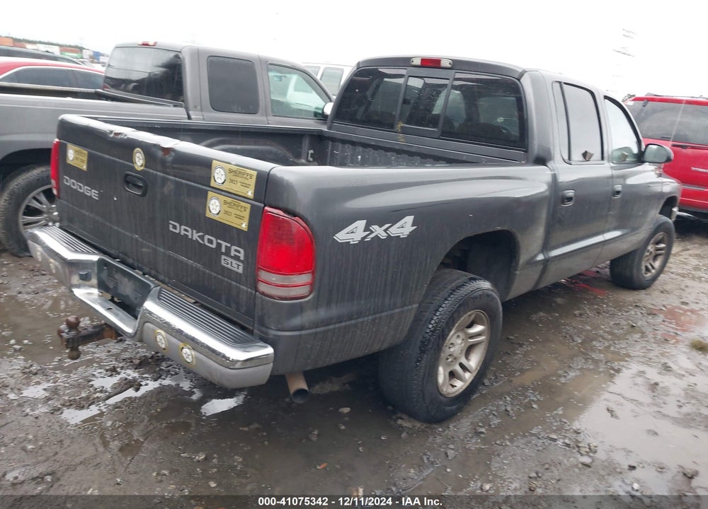 2004 DODGE DAKOTA SLT VIN: 1D7HG48N04S559179