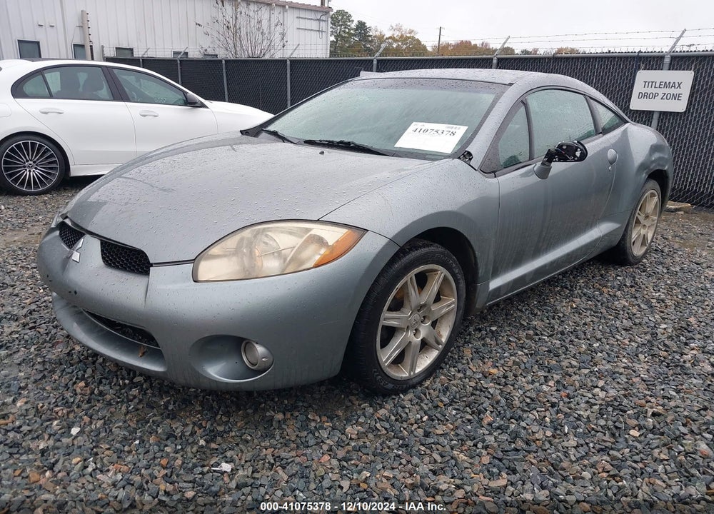 2007 MITSUBISHI ECLIPSE GT VIN: 4A3AK34T27E046332