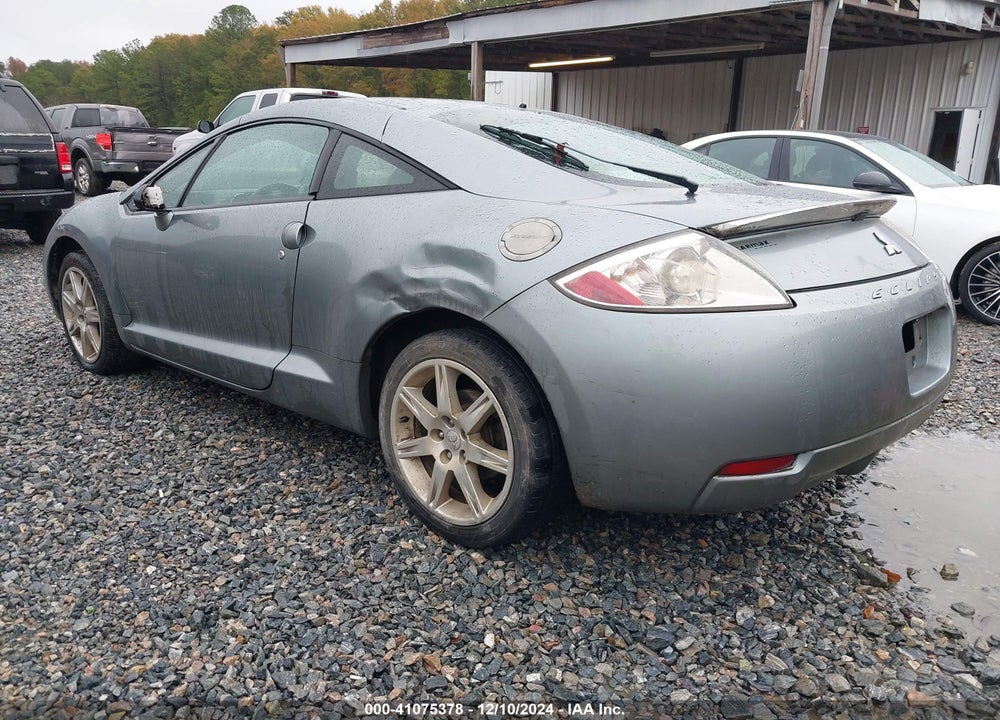 2007 MITSUBISHI ECLIPSE GT VIN: 4A3AK34T27E046332