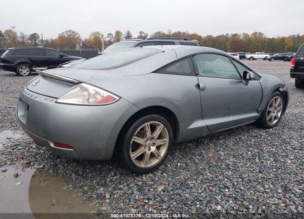 2007 MITSUBISHI ECLIPSE GT VIN: 4A3AK34T27E046332