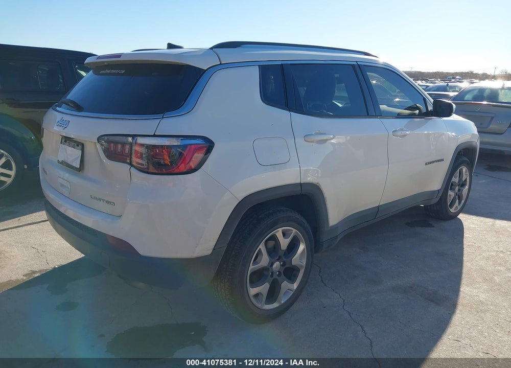 2019 JEEP COMPASS LIMITED 4X4 VIN: 3C4NJDCB1KT620921