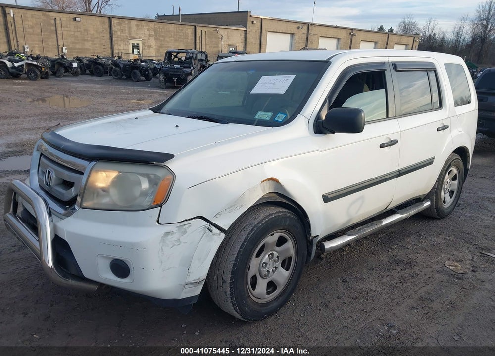 2010 HONDA PILOT LX VIN: 5FNYF4H23AB006330