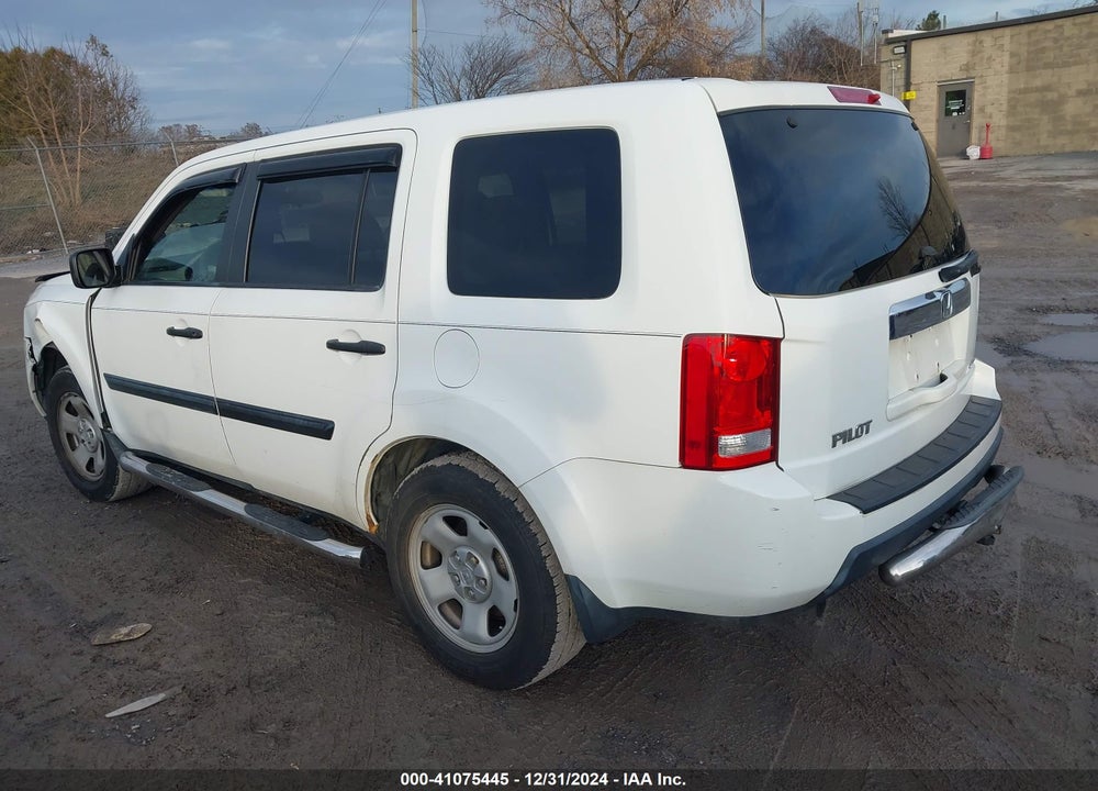2010 HONDA PILOT LX VIN: 5FNYF4H23AB006330