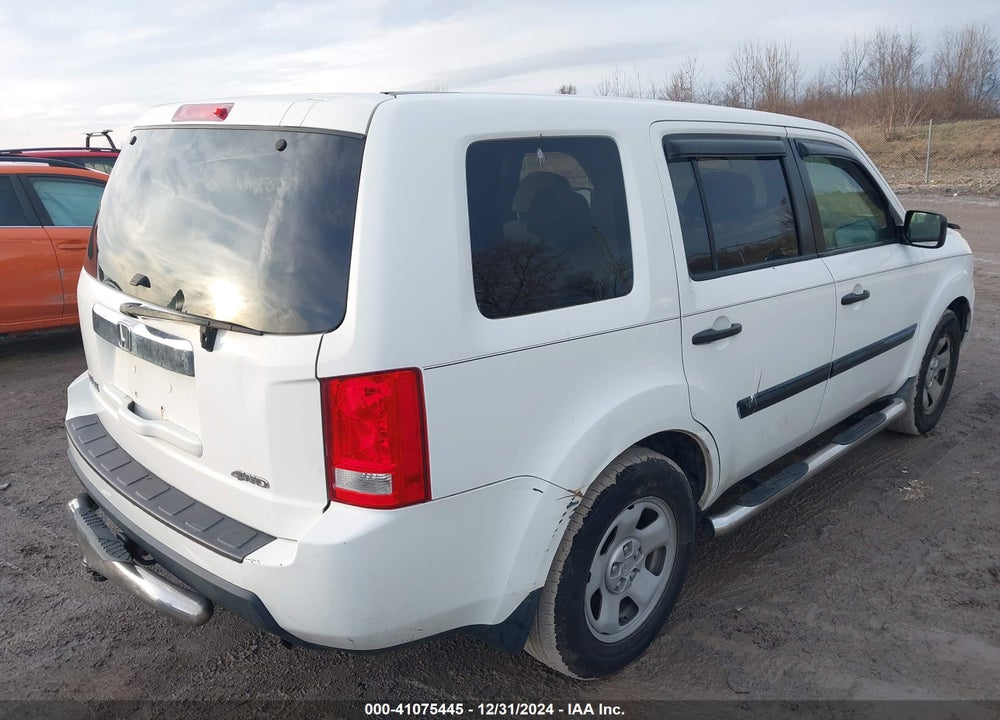 2010 HONDA PILOT LX VIN: 5FNYF4H23AB006330