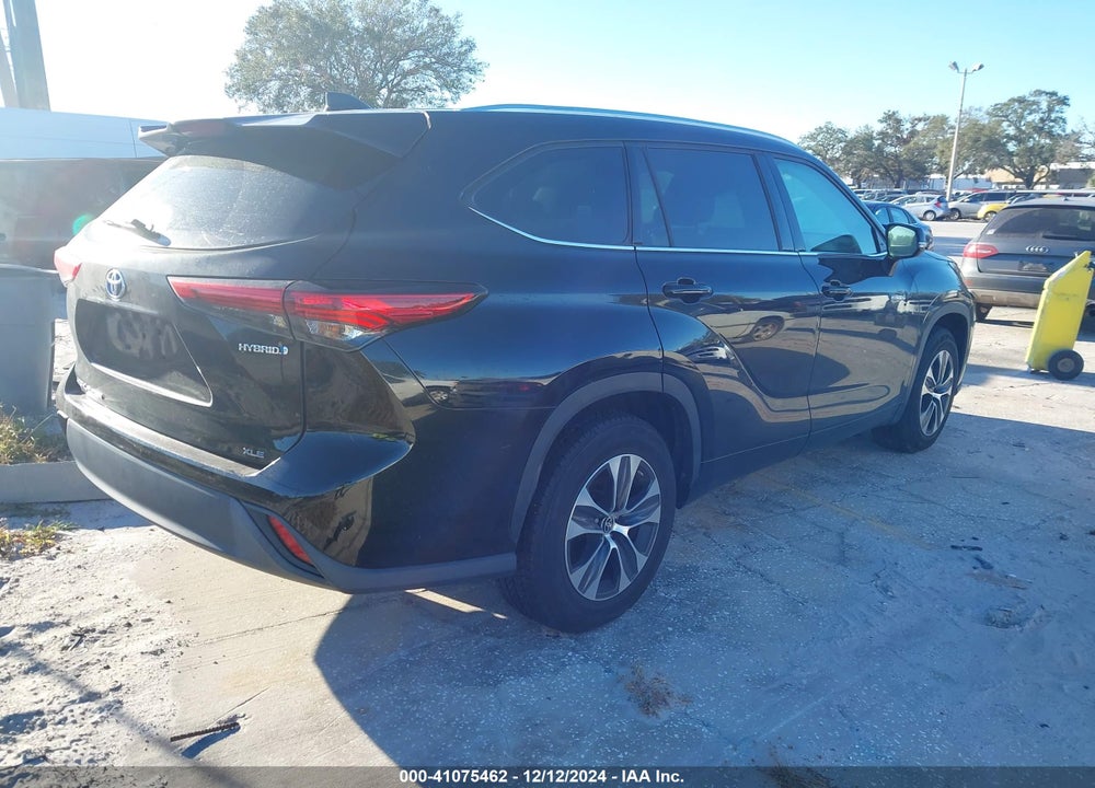 2021 TOYOTA HIGHLANDER HYBRID XLE VIN: 5TDGARAH7MS508568