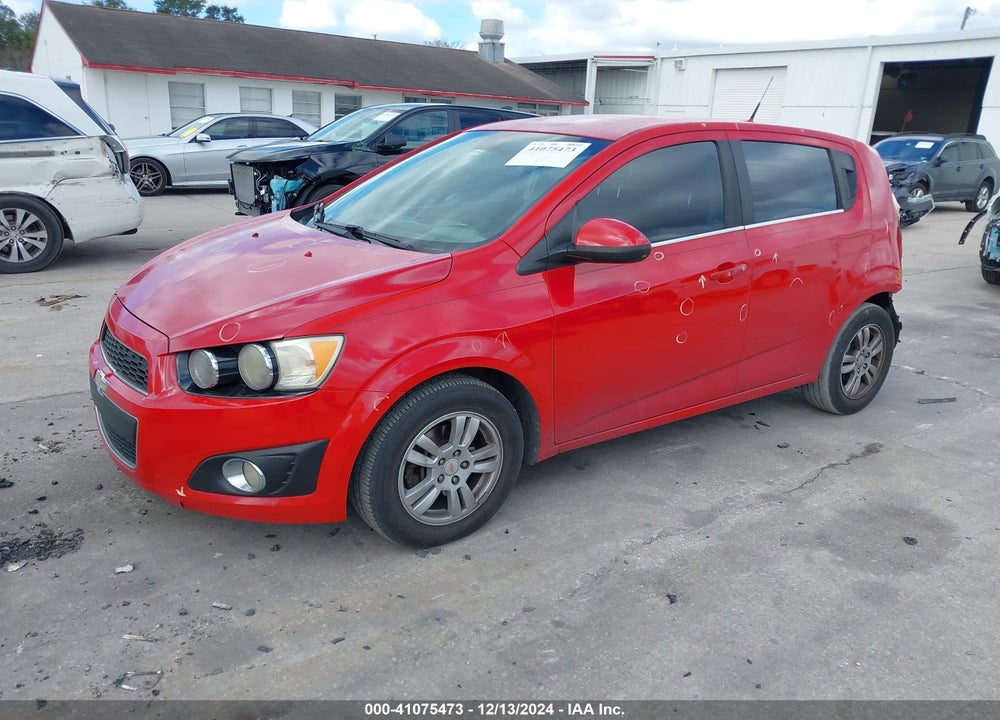 2012 CHEVROLET SONIC 2LT VIN: 1G1JC6SHXC4107936