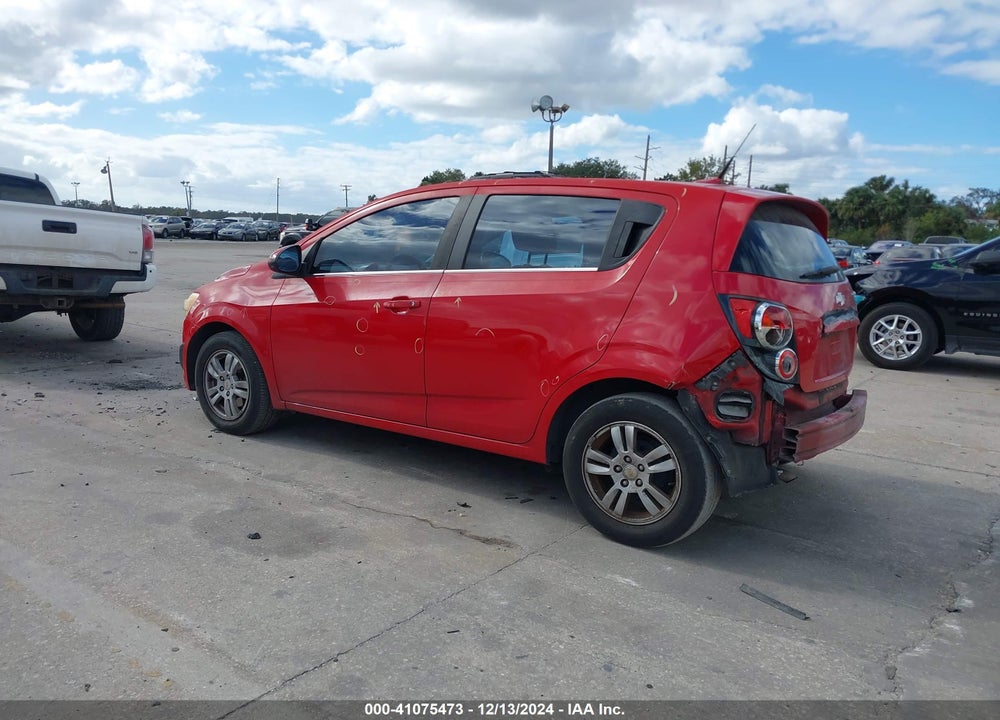 2012 CHEVROLET SONIC 2LT VIN: 1G1JC6SHXC4107936