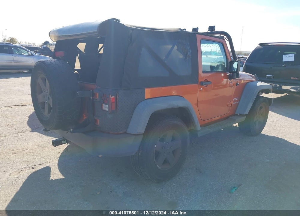 2011 JEEP WRANGLER SPORT VIN: 1J4GA2D12BL616272