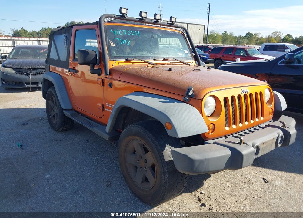 2011 JEEP WRANGLER SPORT VIN: 1J4GA2D12BL616272