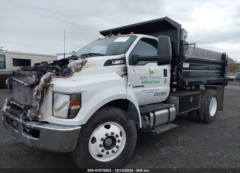 2023 FORD F-650 DIESEL VIN: 1FDNF6DE8PDF05733