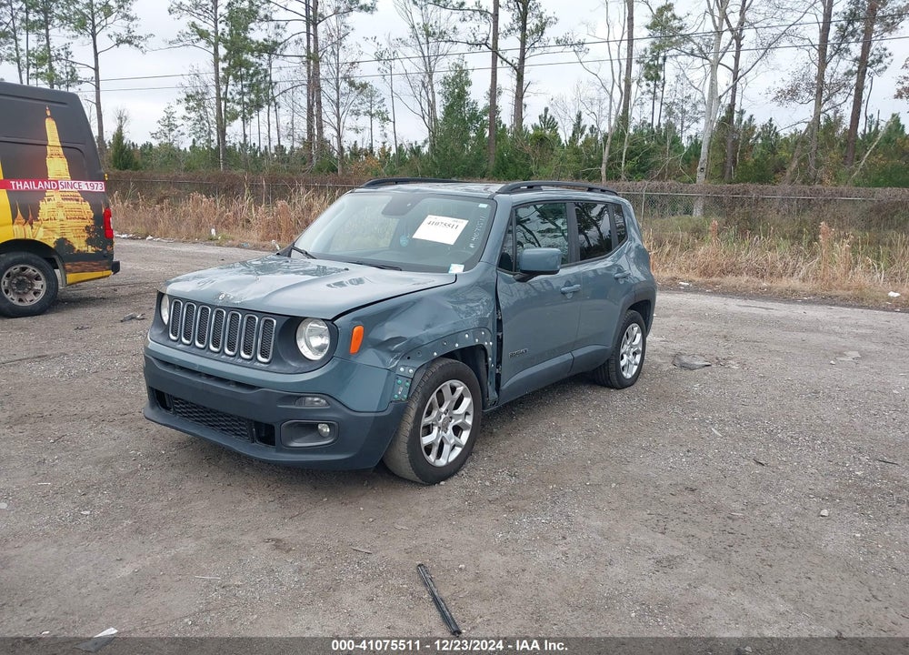 2018 JEEP RENEGADE LATITUDE FWD VIN: ZACCJABB8JPH48862