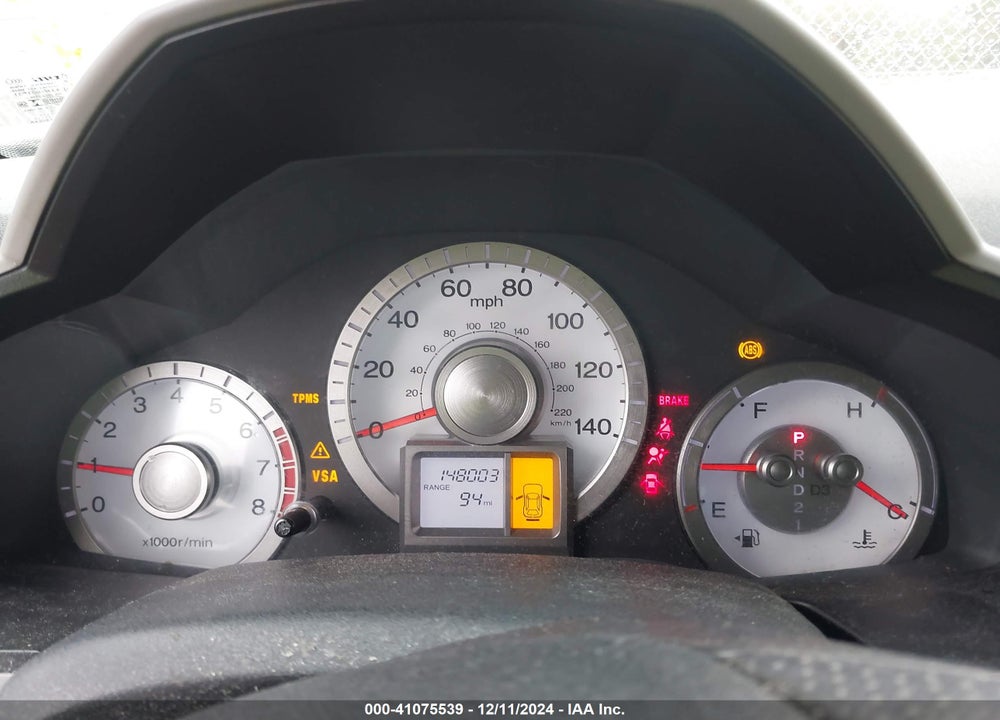 2011 HONDA PILOT LX VIN: 5FNYF3H2XBB038123
