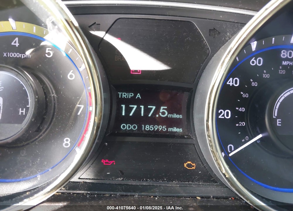 2013 HYUNDAI SONATA GLS VIN: 5NPEB4AC8DH680674
