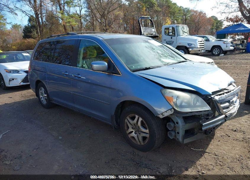 2005 HONDA ODYSSEY EX-L VIN: 5FNRL38695B090766