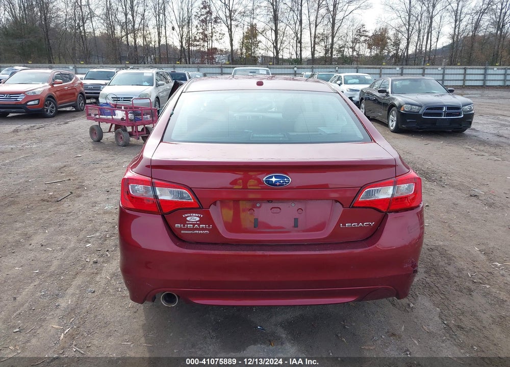 2015 SUBARU LEGACY 2.5I LIMITED VIN: 4S3BNBN68F3042037