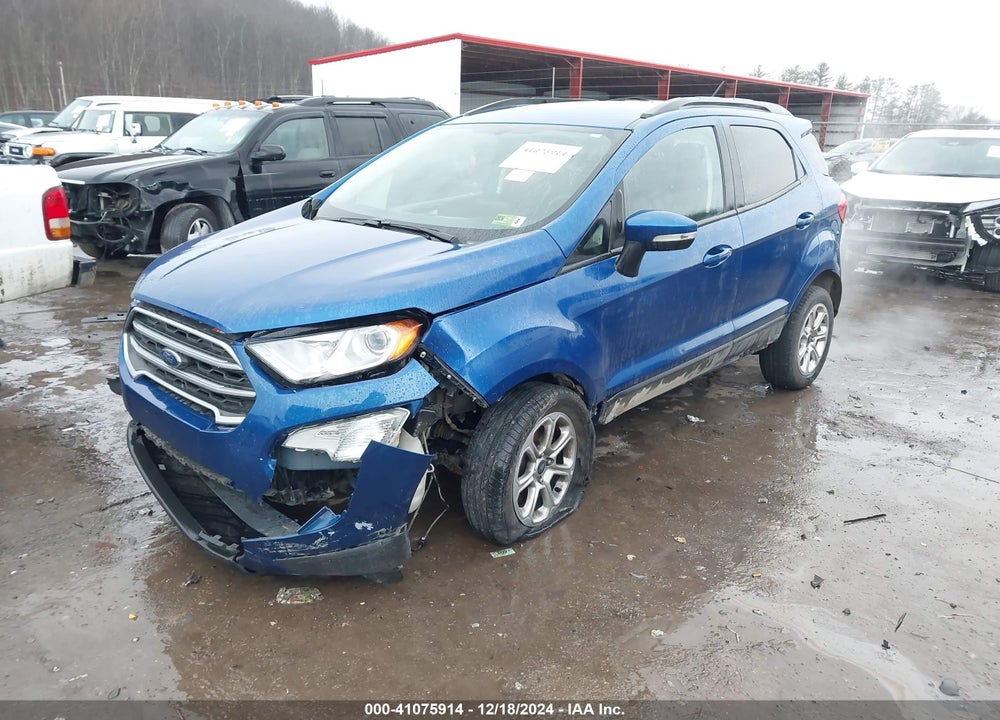 2021 FORD ECOSPORT SE VIN: MAJ6S3GL9MC416886