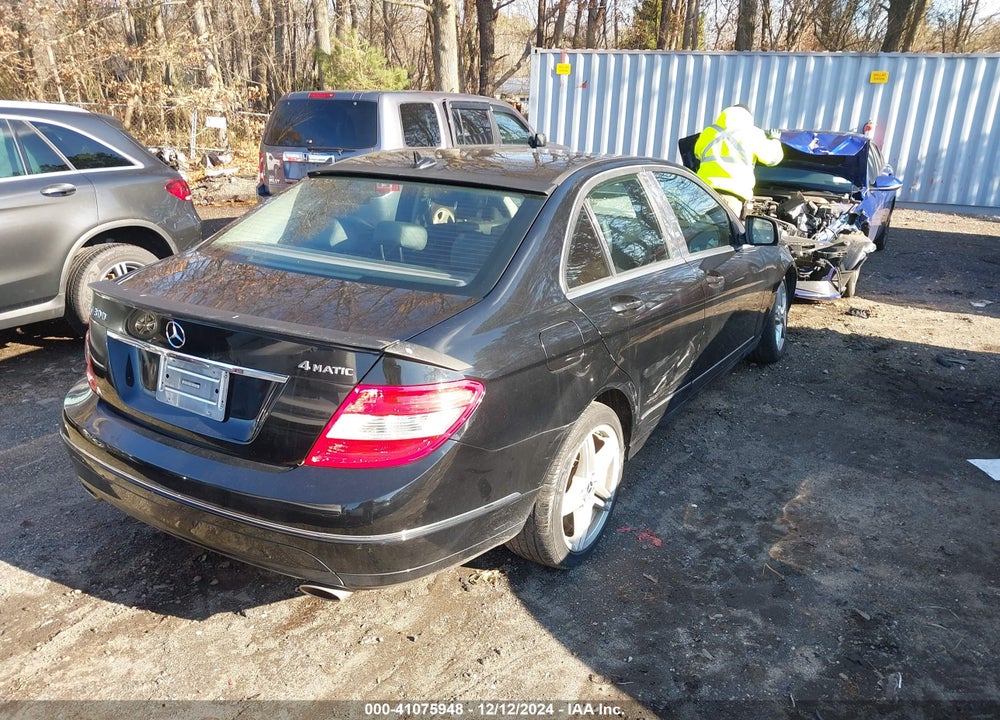 2009 MERCEDES-BENZ C 300 LUXURY 4MATIC/SPORT 4MATIC VIN: WDDGF81X49R056223