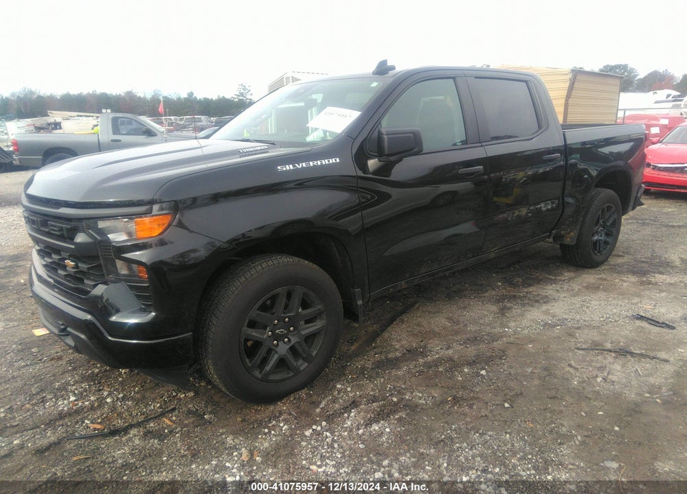 2024 CHEVROLET SILVERADO 1500 2WD SHORT BED CUSTOM VIN: 3GCPABEK5RG411257