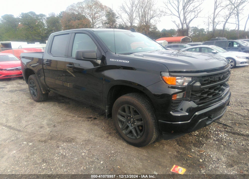 2024 CHEVROLET SILVERADO 1500 2WD SHORT BED CUSTOM VIN: 3GCPABEK5RG411257