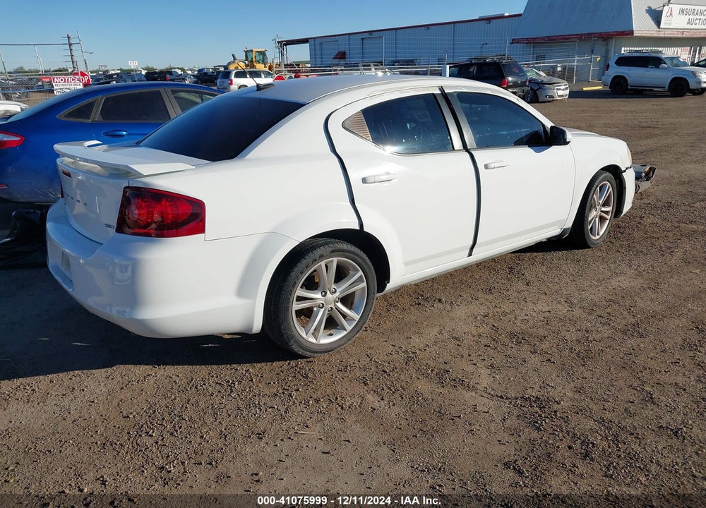 2014 DODGE AVENGER SXT VIN: 1C3CDZCG2EN187920