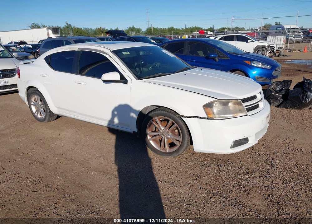 2014 DODGE AVENGER SXT VIN: 1C3CDZCG2EN187920