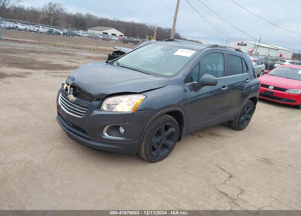 2016 CHEVROLET TRAX LTZ VIN: 3GNCJRSB9GL253562