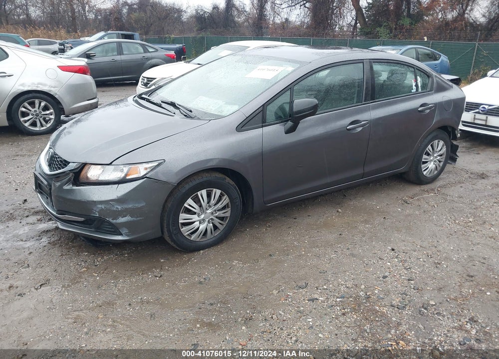 2014 HONDA CIVIC LX VIN: 19XFB2F56EE240560