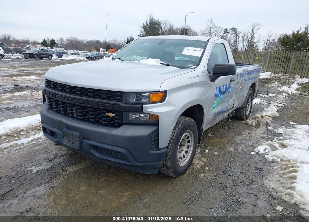 2020 CHEVROLET SILVERADO 1500 2WD LONG BED WT VIN: 3GCNWAEH7LG192395