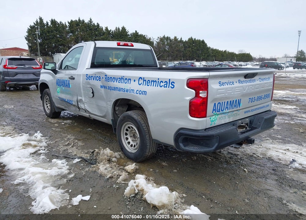 2020 CHEVROLET SILVERADO 1500 2WD LONG BED WT VIN: 3GCNWAEH7LG192395