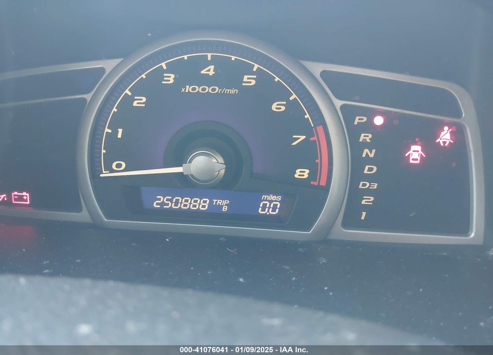 2007 HONDA CIVIC VIN: 1HGFA16527L002312