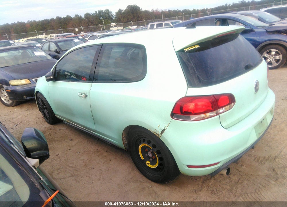 2012 VOLKSWAGEN GTI 2-DOOR VIN: WVWEV7AJ5CW157449