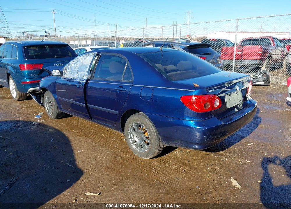 2008 TOYOTA COROLLA LE VIN: 2T1BR30E28C878767