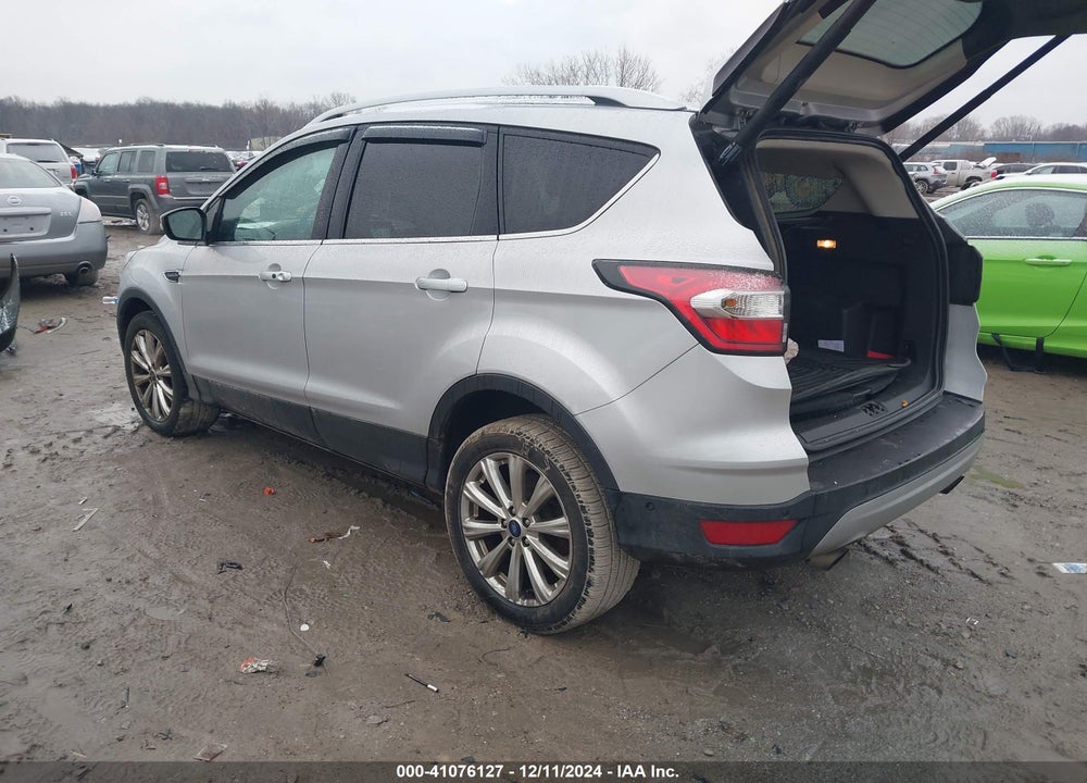 2017 FORD ESCAPE TITANIUM VIN: 1FMCU9JDXHUA37161