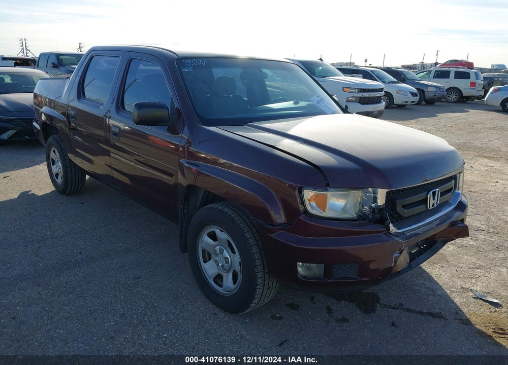 2009 HONDA RIDGELINE RT VIN: 5FPYK16289B105225