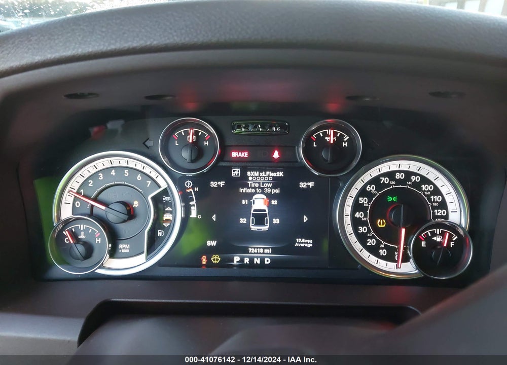 2014 RAM 1500 BIG HORN VIN: 1C6RR6GG8ES170502