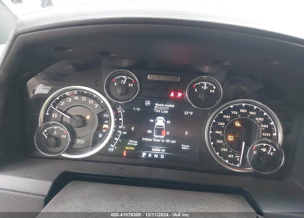 2018 RAM 2500 POWER WAGON 4X4 6'4 BOX VIN: 3C6TR5EJ7JG270624