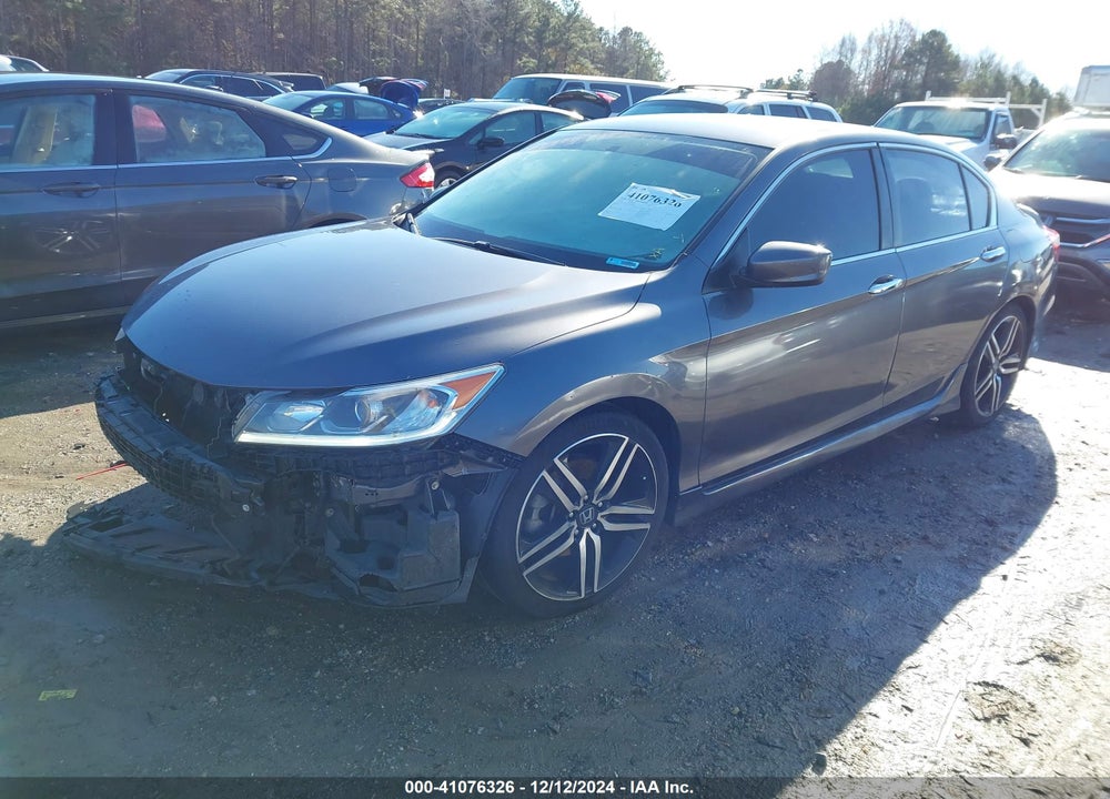 2016 HONDA ACCORD SPORT VIN: 1HGCR2F57GA095602