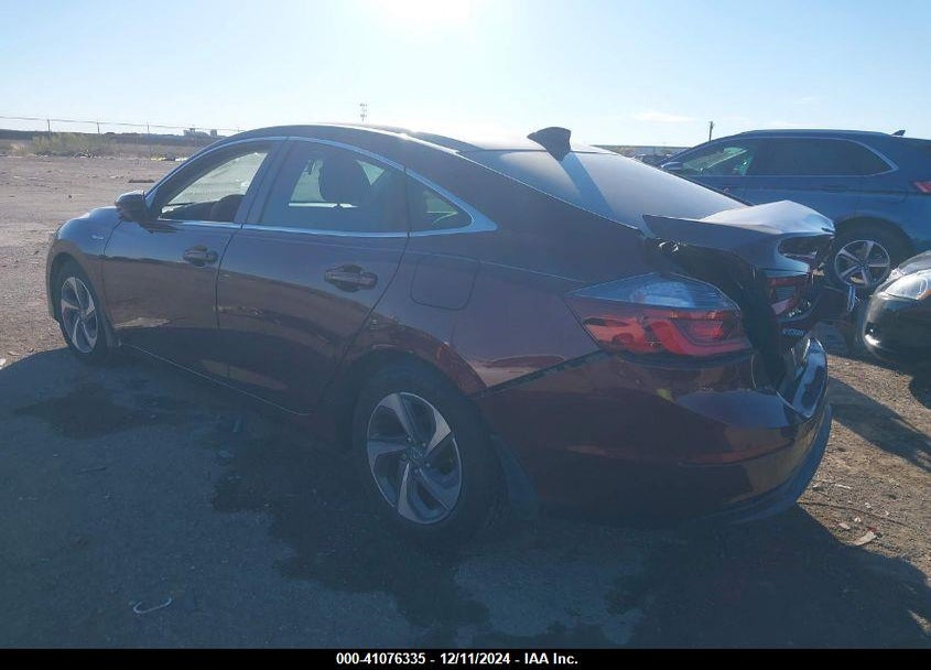 2019 HONDA INSIGHT VIN: 19XZE4F54KE011189