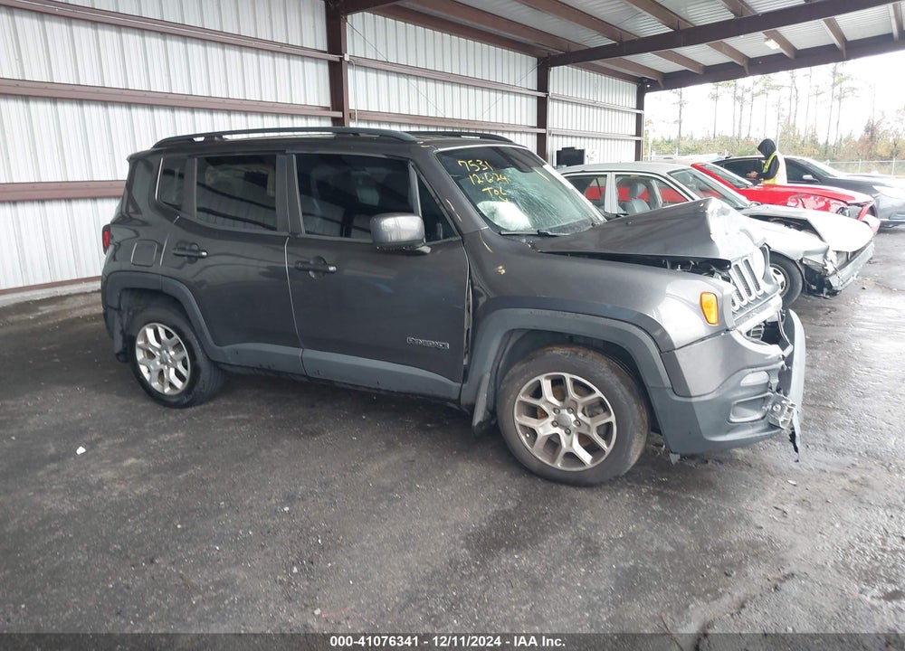2018 JEEP RENEGADE LATITUDE FWD VIN: ZACCJABB8JPJ37274