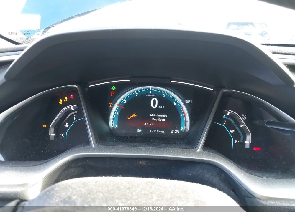 2017 HONDA CIVIC VIN: 19XFC1F34HE001812