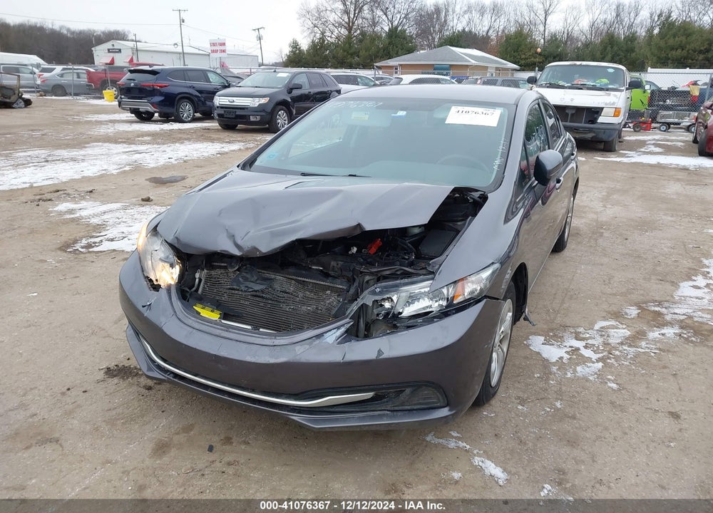 2015 HONDA CIVIC LX VIN: 19XFB2F50FE296270