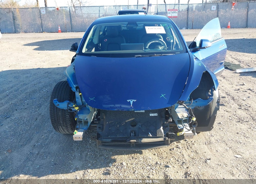2022 TESLA MODEL 3 LONG RANGE DUAL MOTOR ALL-WHEEL DRIVE VIN: 5YJ3E1EB8NF265014
