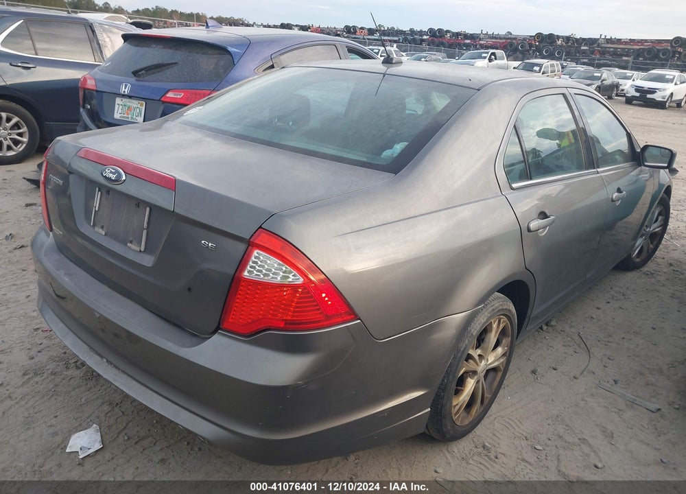 2012 FORD FUSION SE VIN: 3FAHP0HA5CR334014