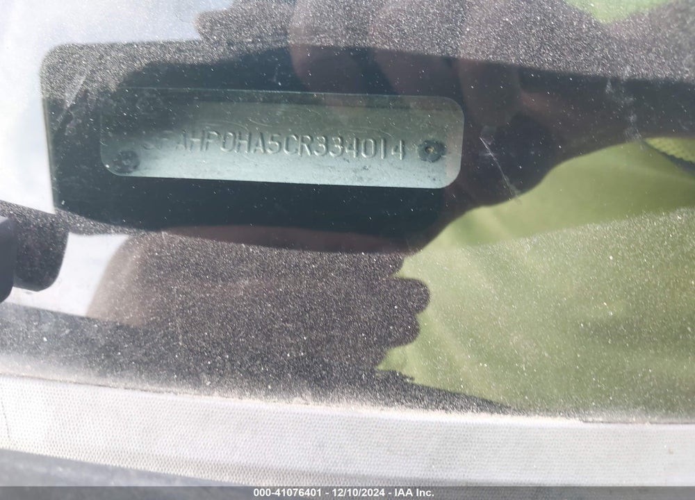 2012 FORD FUSION SE VIN: 3FAHP0HA5CR334014
