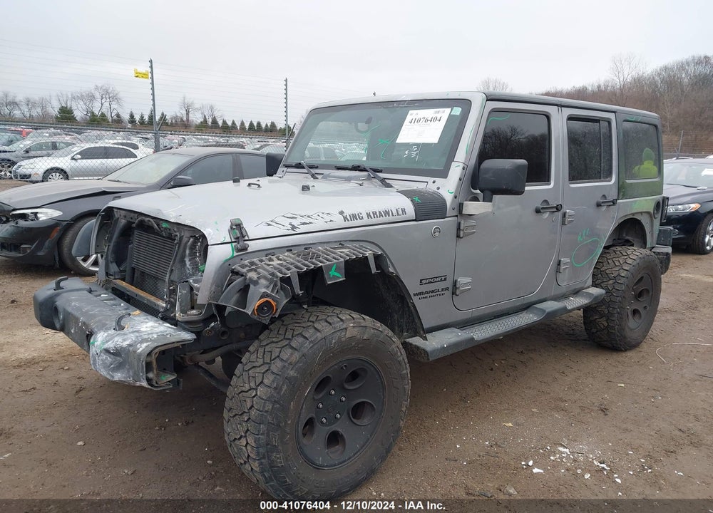 2013 JEEP WRANGLER UNLIMITED SPORT VIN: 1C4BJWDG2DL576242