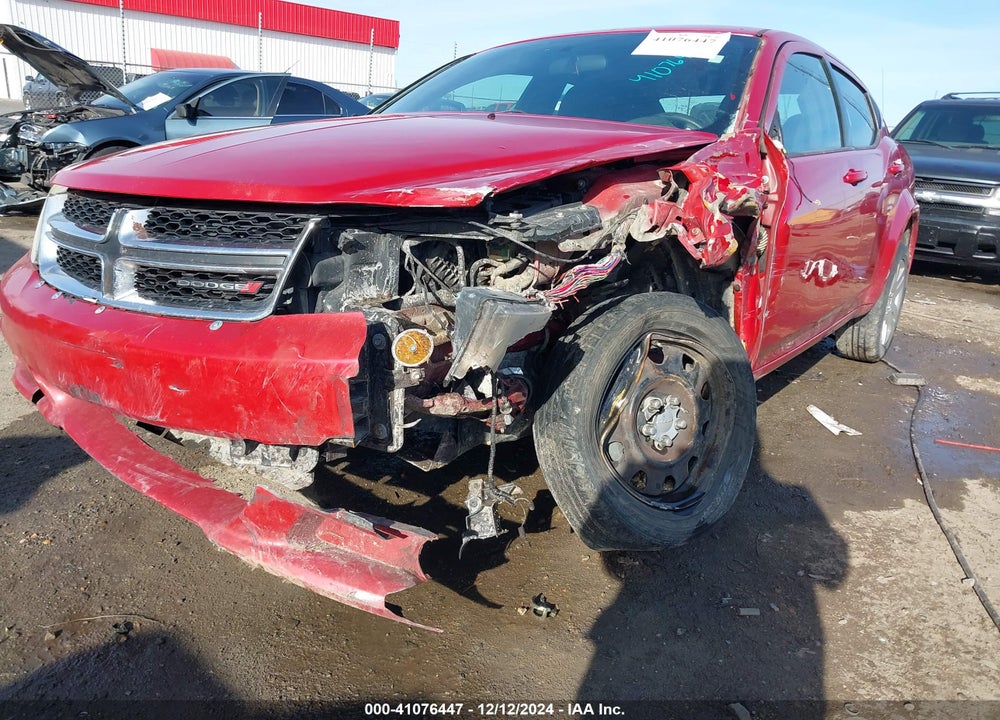 2013 DODGE AVENGER VIN: 1C3CDZAB8DN593948